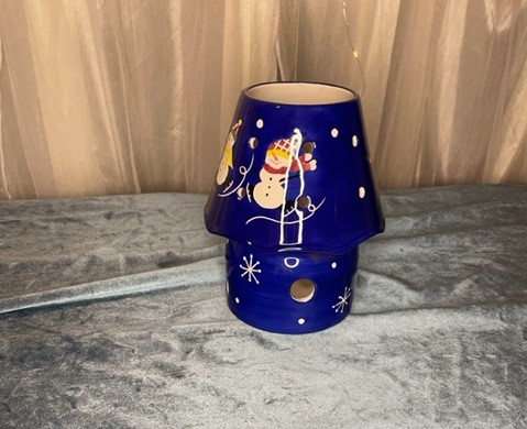 vintage christmas votive lantern 1.00