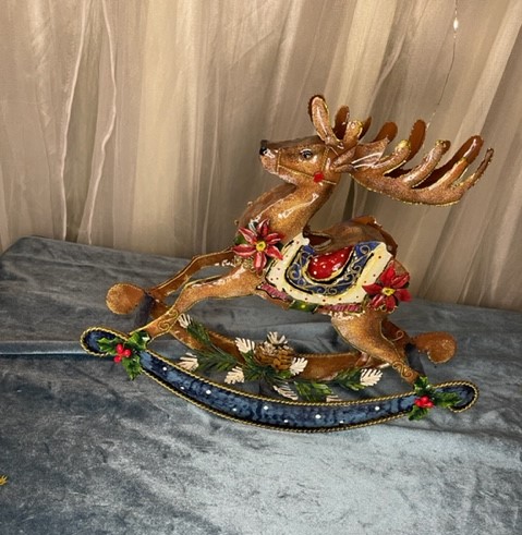 vintage rocking reindeer 2.00